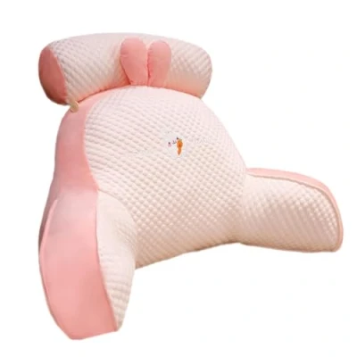 Image de Reading Pillow, Bed Backrest Chair Pillow with Arms, Multifunctional Soft Detachable Back Support Rest Ideal for Sitting in Bed, Working on Laptop, Watching TV