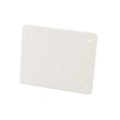 Image de Poly Pool PP0586.1 Couvercle pour boîte de dérivation à encastrer avec vis Fixation, Blanc, LARGHEZZA 11,9 CM