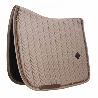 Image de Kentucky Tapis de Selle velours Pearls Dressage Beige