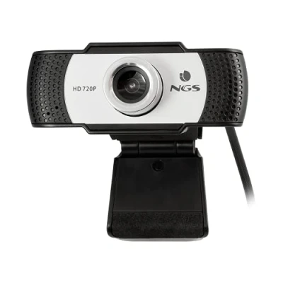 Image de NGS XPRESSCAM720 Webcam HD 1280x720 avec Connexion USB 2.0, Microphone Integré, 1Mpx de Resolution Réelle et Plug&amp;Play