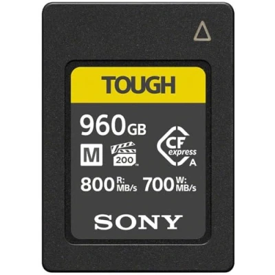 Image de Sony CFexpress Tough M Series Carte mémoire numérique Type A 960 Go (1 to) Lecture 800 Mo/s Écriture 700 [CEAM960T]