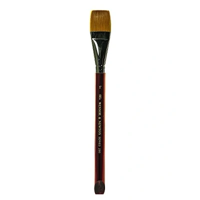 Image de Winsor &amp; Newton Hake Brosse Large à Manche Plat en Bois Blanc 7,6 cm