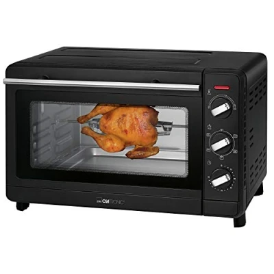 Image de Clatronic Multi Four MBG 3728, 30 litres d&#039;espace de cuisson, convection + chaleur supérieure et inférieure, minuteur 90 minutes avec signal fin, noir