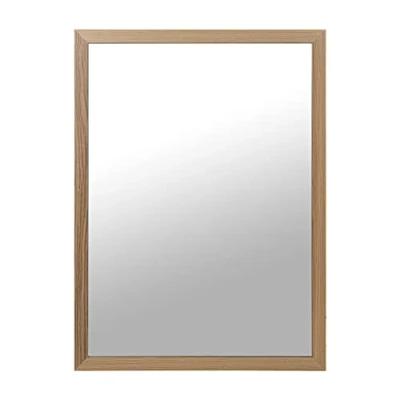 Image de DRW Miroir Mural rectangulaire en Bois MDF et Papier Naturel 55 x 1,2 75 cm, INT. 52 72 cm
