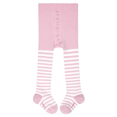 Image de FALKE Stripe B TI coton motif fantaisie 1 paire, Collants Mixte bébé, Rose (Thulit 8663), 80 92