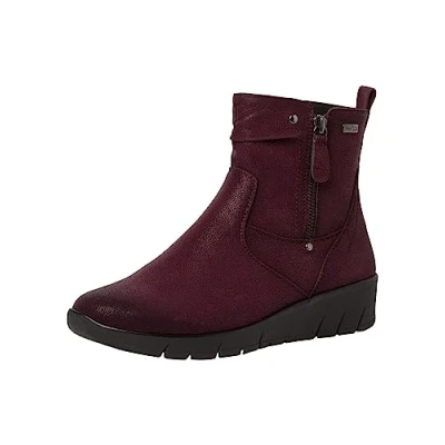 Image de Jana Bottines compensées, Femme, Taille: 41, Bordeaux Matière synthétique