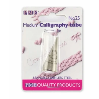 Image de PME Supatube Douille Pour Calligraphie Moyenne en Acier Inoxydable Sans Soudure n 25