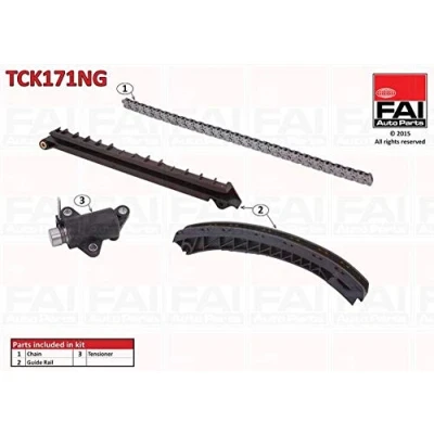 Image de FAI AutoParts TCK171NG Jeu de distribution à chaînes sans joints, roues dentées Simplex, Chaîne vélo BMW: 3 Berline, 5 Coupe