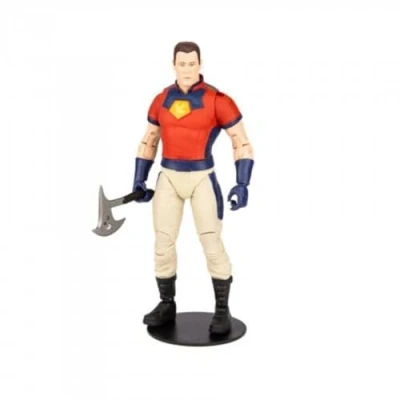 Image de McFarlane Toys, DC Multiverse Build A Figurine d&#039;action Peace Maker de 17,8 cm (démasquée), du Film Squad avec Base support et Carte Personnage à Collectionner Unique À