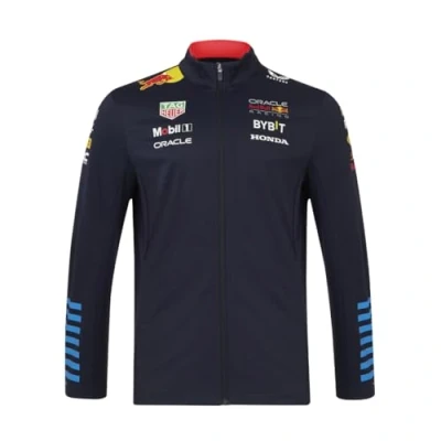 Image de Red Bull Racing Formula One Team Produit officiel de Formule 1 2024 Veste softshell zippée Bleu nuit Unisexe, bleu, XXL
