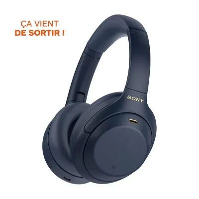 Image de Sony WH1000XM4L.CE7 Écouteurs Avec fil &amp;sans Arceau Appels/Musique USB Type C Bluetooth Bleu Neuf
