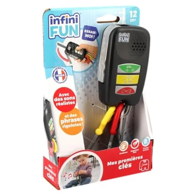 Image de Infini Fun Mes premières clés Jouet d&#039;imitation Multi Apprentissage éducatif électronique pour bébé et Enfant dès 12 Mois