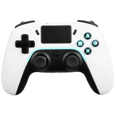 Image de DELTACO GAMING Manette bluetooth pour PS4/PC/Android/iOS Blanche Neuf