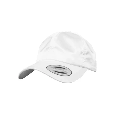 Image de Flexfit Mixte Low Profile Satin Cap White One Size Casquette, Blanc, Taille unique EU