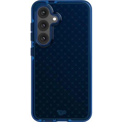 Image de tech21 Evo Check S24 Coque pour Samsung Galaxy Protection Ultime Contre Les Chutes en Bleu Cobalt