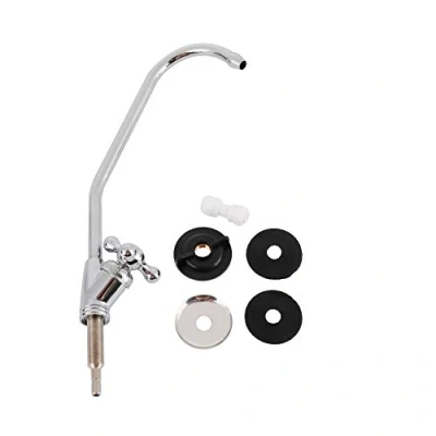 Image de TOPWAY Robinet d&#039;Eau Potable en Acier Inoxydable Col de Cygne d&#039;Evier Cuisine Levier Unique Pivotant à 360 pour Tous les Systèmes Filtre Eau et d&#039;Osmose Inverse