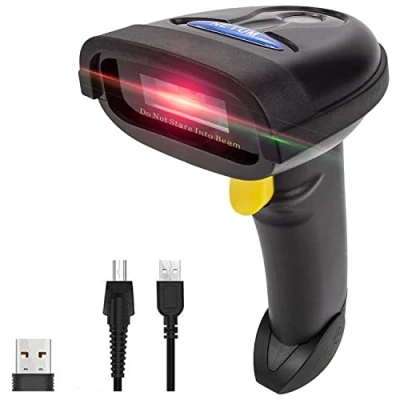 Image de NETUM NT 1228BL Bluetooth QR 2D Barcode Scanner à Main Levée USB sans Fil 1d Codes Barres Imager pour Mobile Paiement Ordinateur écran Scan Prise en Charge iOS et Android