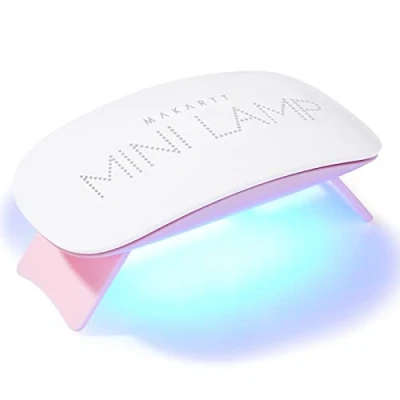 Image de Makartt Mini lampe à ongles LED, séchage 6 W, UV pour gel, de durcissement avec minuterie 60 secondes USB vernis LED voyage pratique