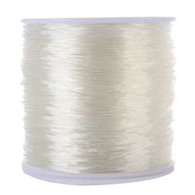 Image de RingSun 1 mm Bijoux fil de fibres élastiques des fils caoutchouc , artisanat cordons fabrication bracelet, Extensible perlage, 100m cristal clair