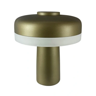 Image de Dyberg Larsen Lampe à poser LED rechargeable Porter, vert, hauteur 16 cm