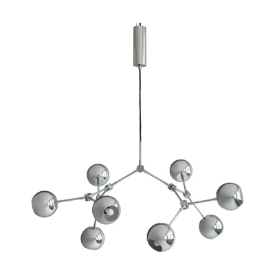 Image de 101 Copenhagen Drop Globe Lustre Mini Chrome