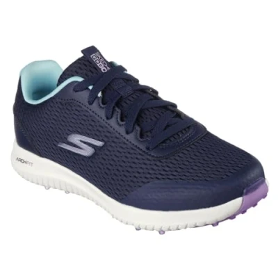 Image de Skechers 2022 Go Golf Max Fairway 3 Chaussures de imperméables sans Crampons pour Femme, Bleu Marine/Multicolore, 37 EU