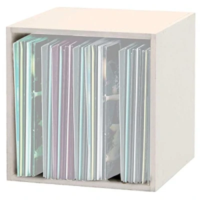 Image de Glorious Record Box white 110 peut contenir jusqu&#039;à disques de 12 pouces, empilable avec d&#039;autres Box, Bla