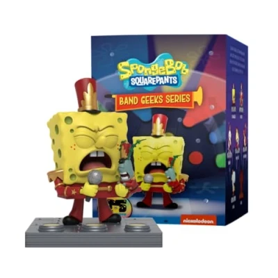 Image de Mighty Jaxx Bob l’éponge Série Band Geeks Figurines à Collectionner Un Paquet Contient Une Figurine aléatoire