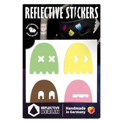 Image de Reflective Berlin Décalcomanies Autocollants réfléchissants Adulte Unisexe, Crème Ghostice, Taille Unique