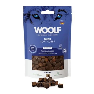 Image de Woolf Duck Soft Cubes Friandises pour Chien 100 g
