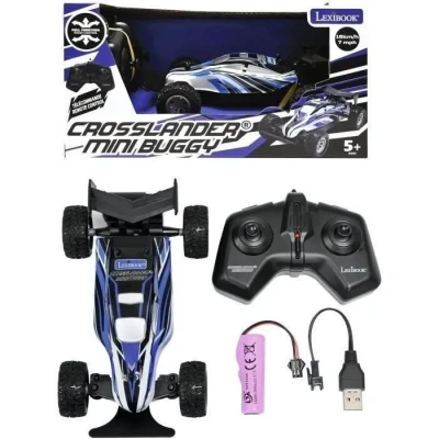 Image de Lexibook, Crosslander® Mini Buggy, Buggy télécommandé, Vitesse jusqu&#039;à 15 km/h, Pare Chocs Avant et arrière, Rechargeable, Bleu, RC17