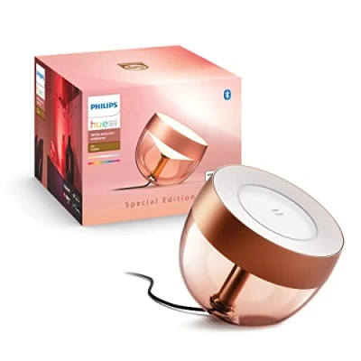 Image de Philips Hue White and Color Ambiance, Iris compatible Bluetooth, Cuivre, fonctionne avec Alexa, Google Assistant et Apple Homekit