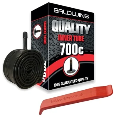 Image de Chambre à air 700 C Baldwins pour vélo/vélo x 35 47 (convient toutes les valves Schrader 35C, 38C, 40C, 42C, 45C, 47C)