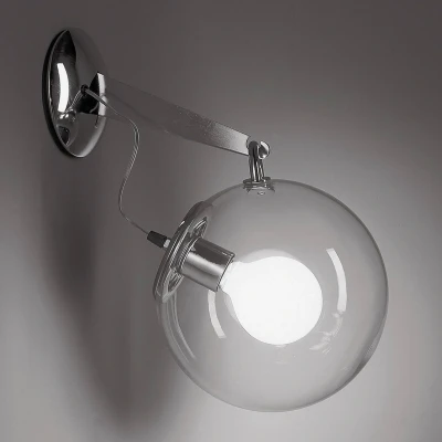 Image de Artemide Miconos applique en verre chromée