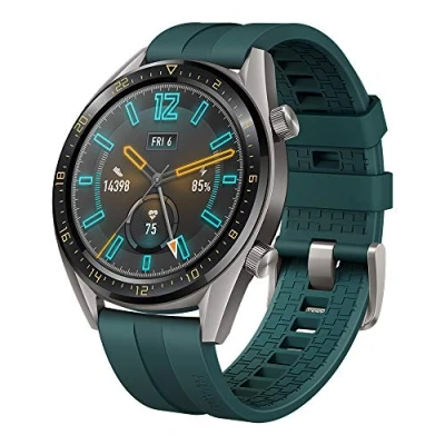 Image de HUAWEI Watch GT Active Montre connectée Bracelet Vert foncé (1,39&quot;) Écran Tactile AMOLED, GPS, Fitness Tracker, Fréquence Cardiaque, 5 ATM étanche