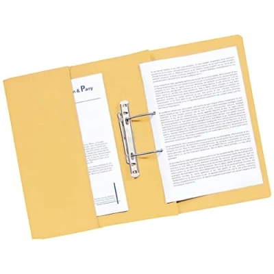 Image de Q Connect KF26099 Transfert Pochette Dossier Papier ministre 38mm Capacité Jaune