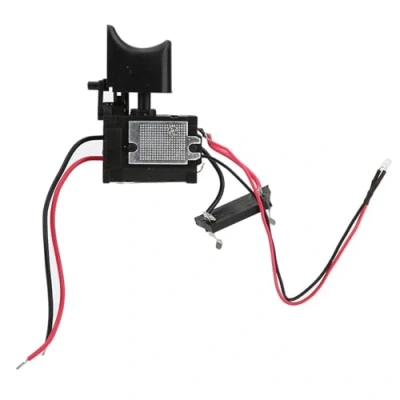 Image de Interrupteur de Perceuse éLectrique, Batterie Au Lithium 7,2 V à 24 V, DéClenchement ContrôLe Vitesse Forage Sans Fil Avec Petite LumièRe