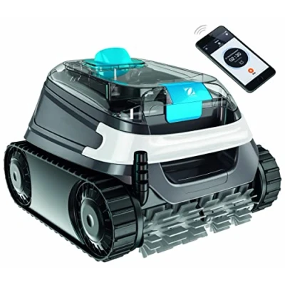 Image de Robot Piscine électrique CNX 3060 IQ Zodiac pour jusqu&#039;à 12x6 m, Nettoyage Fond, parois et Ligne d&#039;eau. Contrôle Via app. Inclus câble 18m, Double Filtration boîtier de Commande.