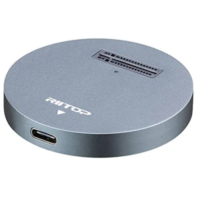 Image de Station d&#039;accueil NVMe vers USB, adaptateur de lecteur RIITOP M.2 PCIe SSD USB 3.1 C pour M Key