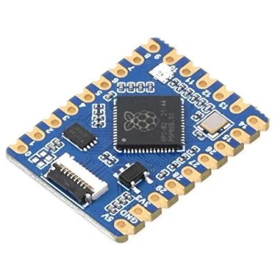 Image de Waveshare RP2040 Tiny Kit Basé sur Raspberry Pi MCU RP2040, Processeur Arm Double Cœur, 20xpins GPIO Multifonctions, Extension du Port USB C Via Une Carte d&#039;adaptation