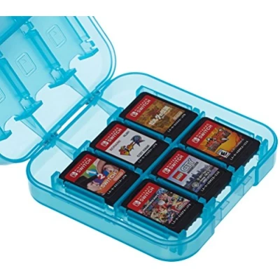 Image de Amazon Basics Étui de rangement pour jeux Nintendo Switch Bleu