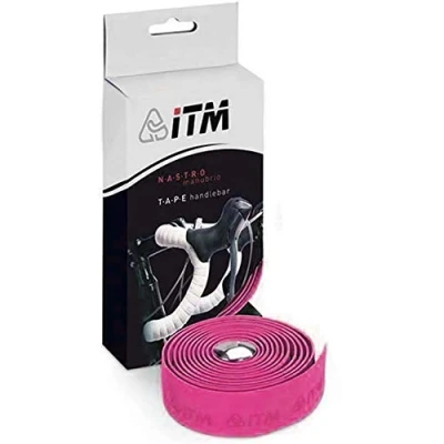 Image de Guidoline ITM Handlebar Tape Cork pour vélo couleur rose taille unique