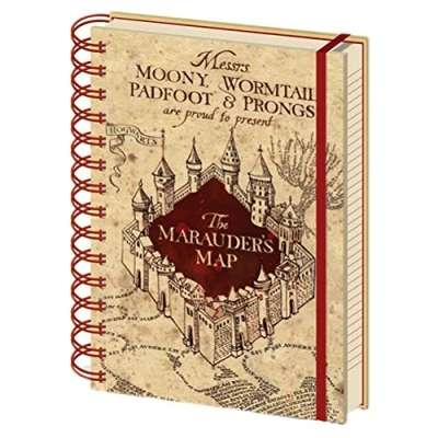 Image de Pyramid International Carnet de Notes ‘’The Marauders Map’’ Harry Potter A5 SR72325