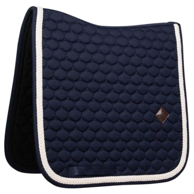 Image de Kentucky Tapis de Selle Plaited Dressage Marin Full