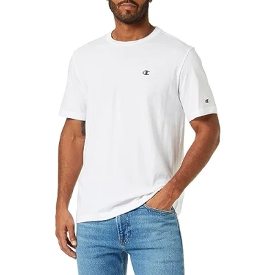 Image de Champion Crewneck Tshirt basique, Homme, Taille: Large, White