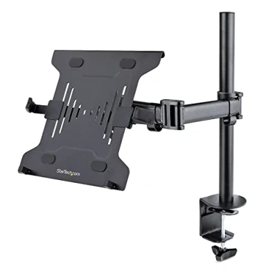 Image de StarTech.com Support de Bureau pour Ordinateur Portable PC (4,5kg) Écran/Moniteur jusqu&#039;à 34 (8kg) VESA Bras Neuf