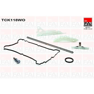 Image de FAI AutoParts TCK118WO Jeu de distribution à chaînes avec joints, sans roues dentées Simplex, Chaîne vélo PEUGEOT: 207 3/5 portes, 508 I Berline