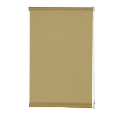 Image de GARDINIA Store Enrouleur à Coller ou Clipser, pour Lumière du Jour, Opaque, Kit de Montage Inclus, Uni EASYFIX, Brun, 60 x 150 cm (LxH)