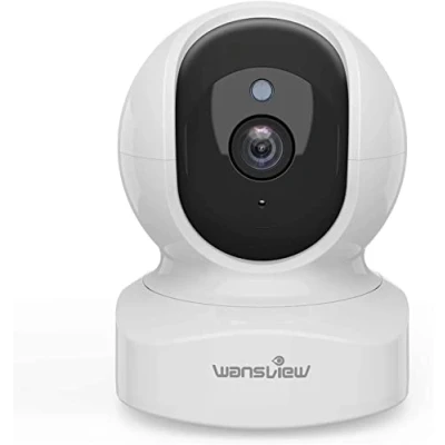 Image de wansview Caméra Surveillance WiFi, 2K IP WiFi Intérieur avec Alerte instantanée, Audio Bidirectionnel pour Bébé/Animal de Compagnie Q5 Blanche