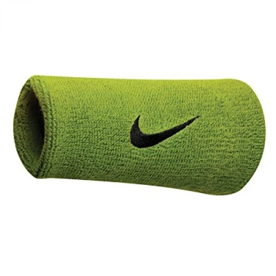 Image de Nike Swoosh Bandeau de Transpiration en Tissu éponge Lot 2 Taille Unique Vert Neongrün, Schwarz